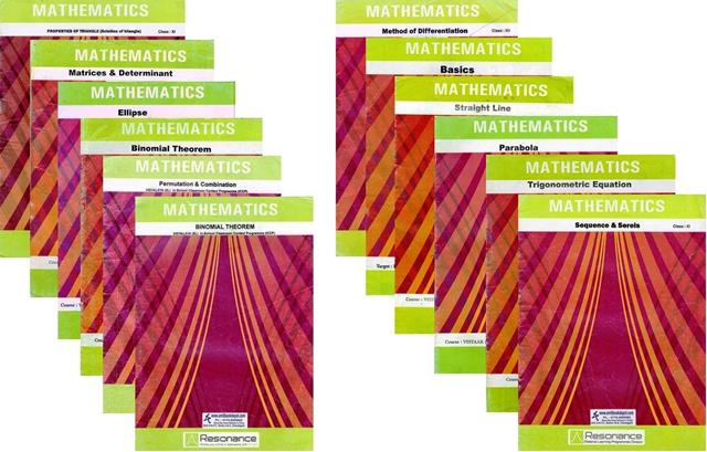 Resonance Mathematics Classroom Notes -Set Of 12 Books